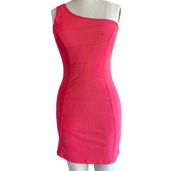 Womens Dress Size Small Pink Bodycon Barbie Girlhood Office Siren Summer Date - Picture 1 of 7